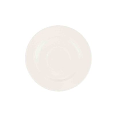 Rita Coffee Saucer 12cm - White