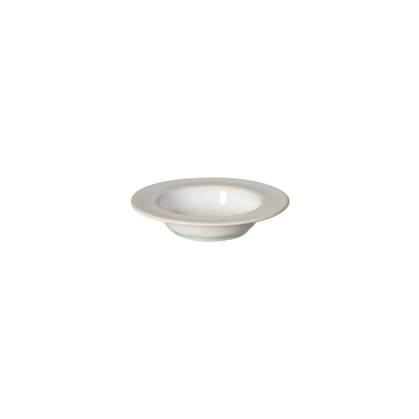 Roda Rimmed Deep Plate 22cm - White - G&G Goodfellows