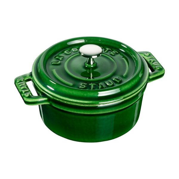 Round Cocotte 10cm - Basil Green
