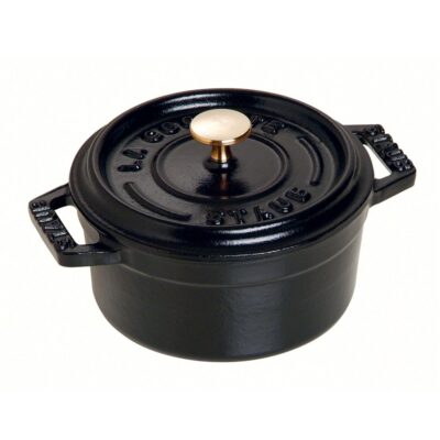 Round Cocotte 14cm Black