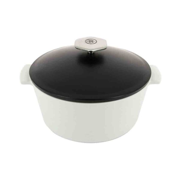 Round Cocotte 22x14cm(h)- Satin Black