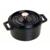 round cocotte 30cm black p8747 6974 image - G&G Goodfellows