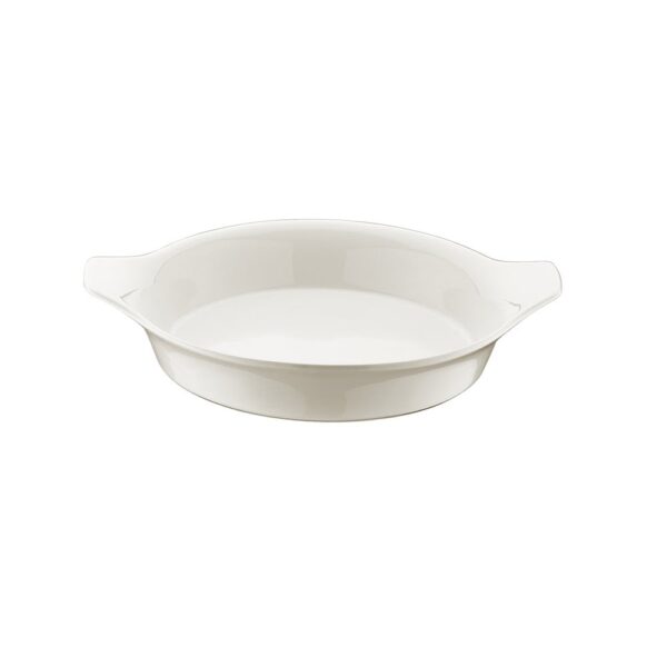 Round Eared Dish 20cm- White