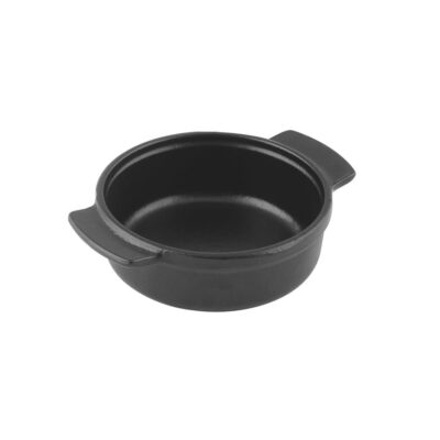 Round Hot Pot 17x4cm- Black
