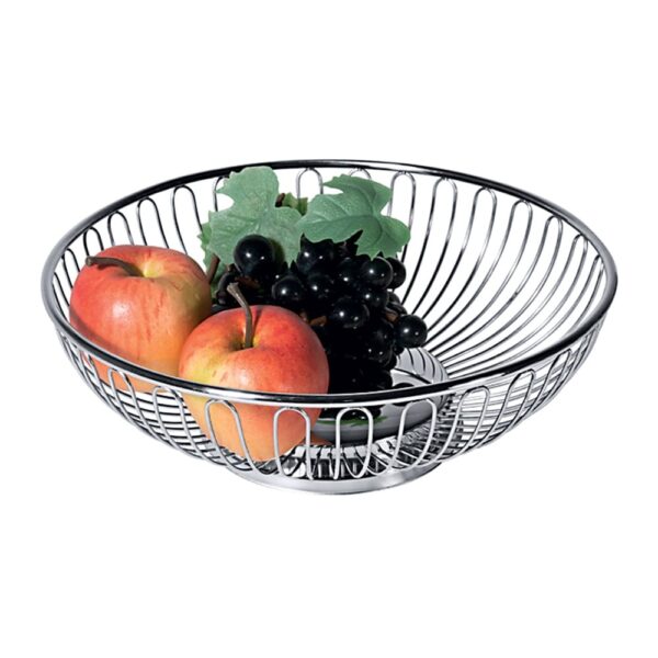 Round S/S Bread Basket 25cm