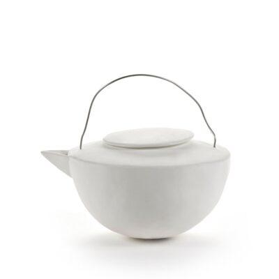 RDV Wabi Teapot 13.5x7 (h) - White