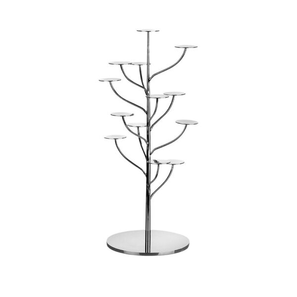 S/S Flex Tree w/13 Round Discs 53cm(h)