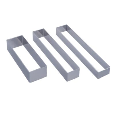 S/S Rectangular Frame 100x25x30mm