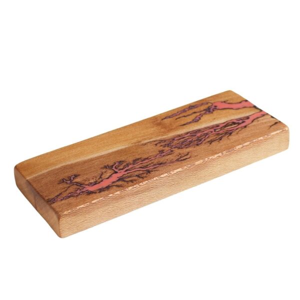 Sapele Board 19.5x7.5cm - Salmon Pink