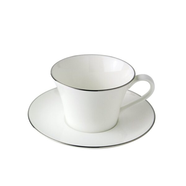 Saucer 16cm with Platinum Line
