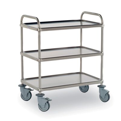 Serving Trolley 3 Shelves 80x50cm