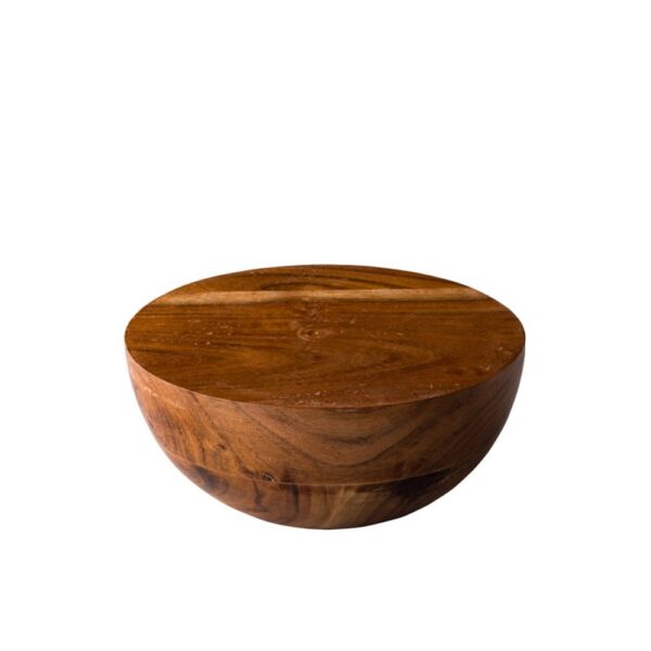 Shapes Oak Wood Plate Conical High 20cm