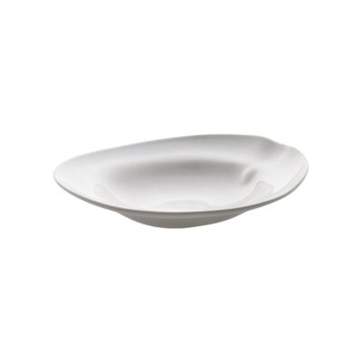 Shell Line Deep Plate 25x26x6cm(h) Glaze