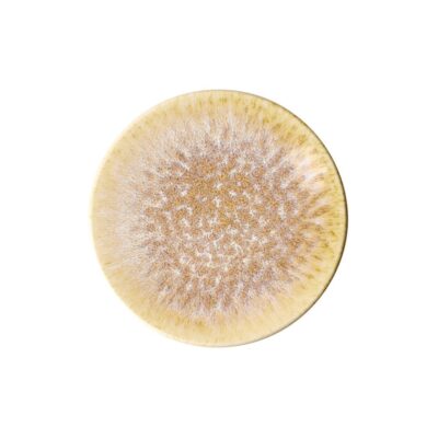 Shine Bread Plate 15cm - Amber