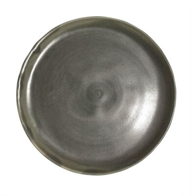 Side Plate 20cm Raised Edge-Grey