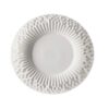 signature petal plate 28cm satin white p13541 9829 image - G&G Goodfellows