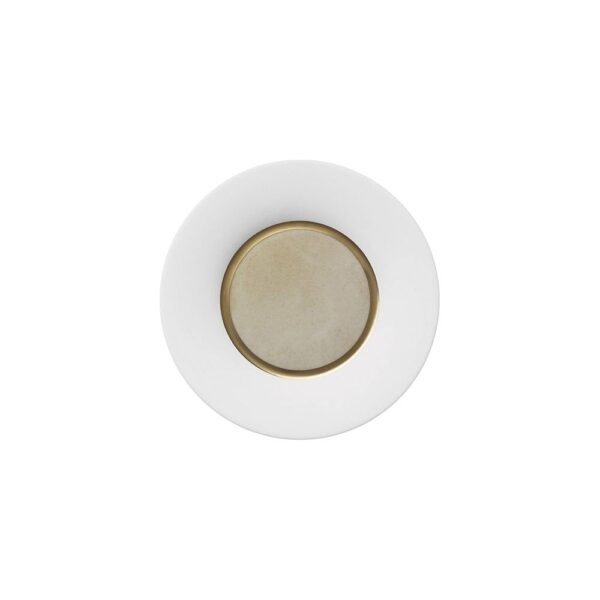 Silent Brass Gold Bread Plate 18cm