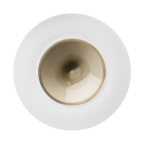 Silent Brass Gold Pasta Plate 30x5.5cm