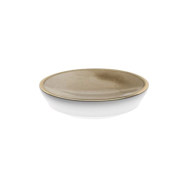 Silent Brass Gold Solid Plate 16.8x4.1cm