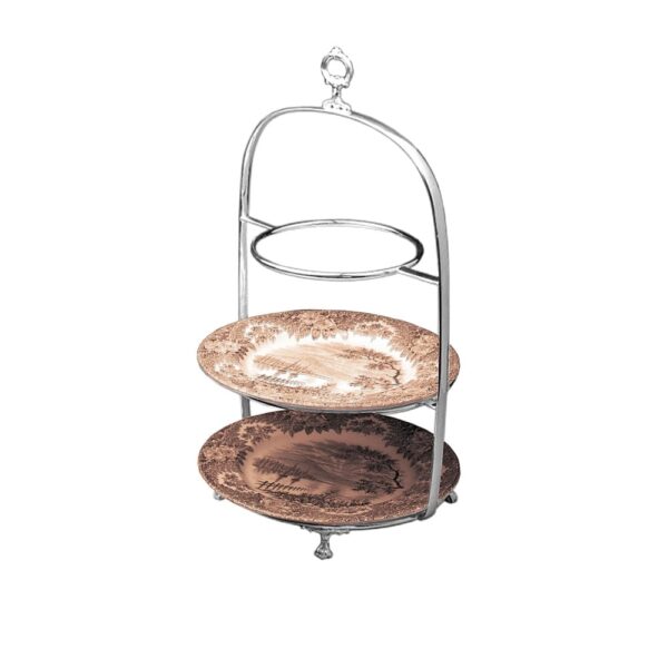 Silver 3 Tier Cake Stand 26x43cm(h)