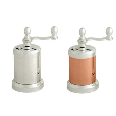 Silver Copper Plate Brass PepperMill