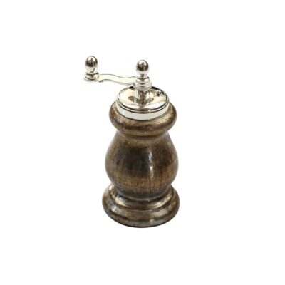Silver Leaf Decoration Salt Mill 128mm