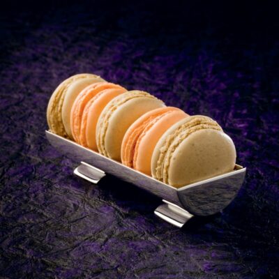 Silver Oblong Macaroon Stand