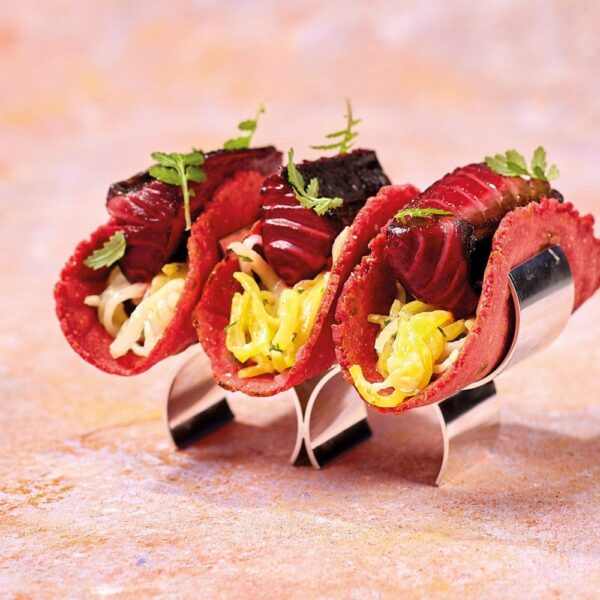 Silver Plated U-Style Taco Holder