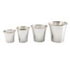 silver rolled edge pot 7x6cm h p421 4388 image - G&G Goodfellows