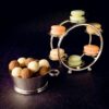 silver round petit fours bucket 12 5cm p407 3700 image - G&G Goodfellows