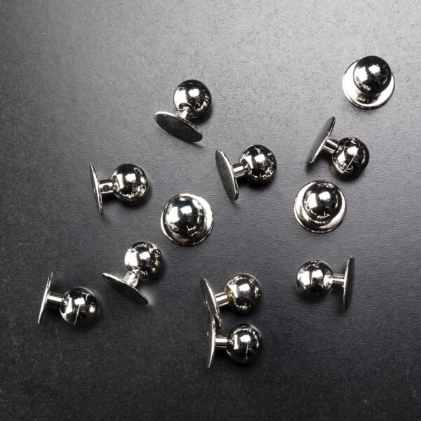 Silver Stud Buttons