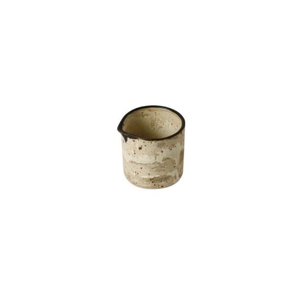 Small Sauce Jug-Hyena/Black Rim 6x6cm(h)