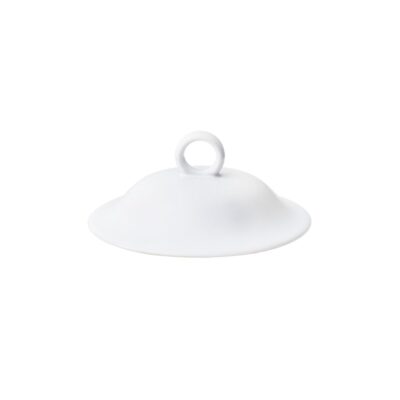 Soupillion Plate Lid 12cm - White Satin