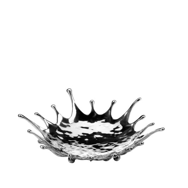Splash Bowl 22.5x5.5cm(h)-Pewter Alloy