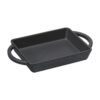 square dish 12x12cm black p2713 2095 image - G&G Goodfellows