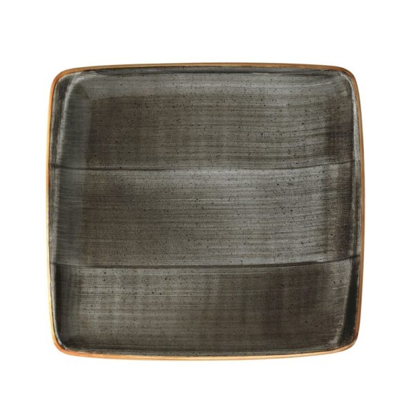 Square Plate 22x20cm - Space Grey