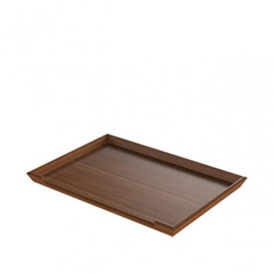 Stackable Service Tray - Mahogany