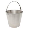 stainless steel bucket 12 litre p3949 3416 image - G&G Goodfellows
