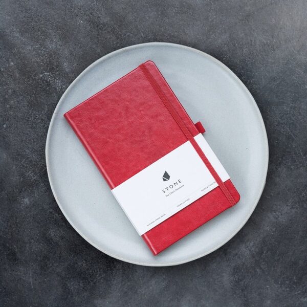Stone Notebook - Red
