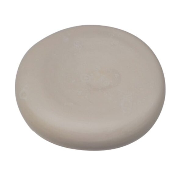 Stone Plate 11cm - White w/Storm Spots