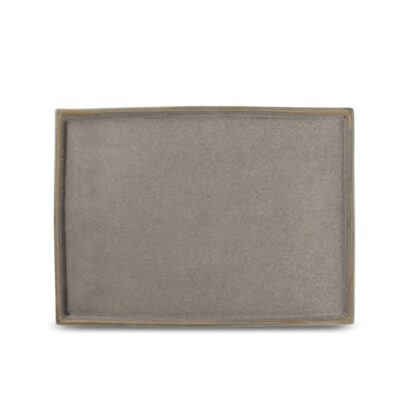 Structo Serving Dish 28x20cm - Brown