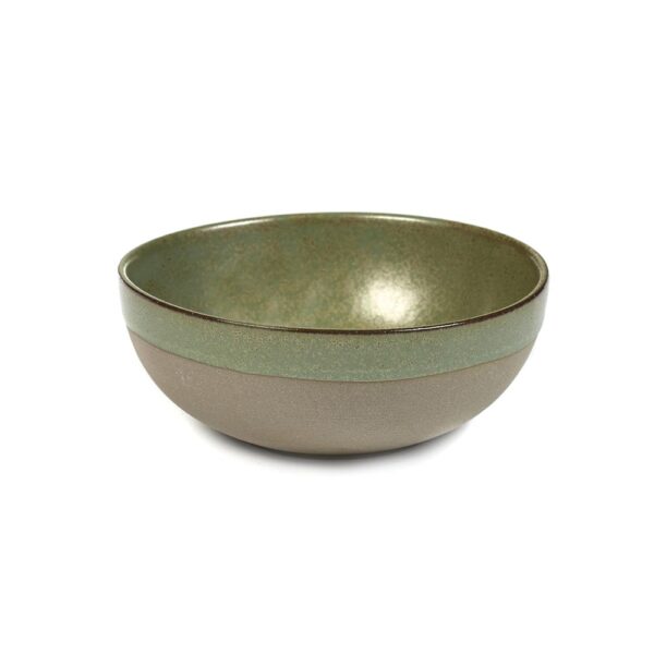 Surface Bowl Grey/Camo Green 13x5cm(h)