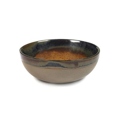 Surface Bowl Gris/ Rusty Brown 13x5cm(h)