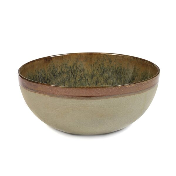 Surface Bowl Indi Grey 19x8cm(h)