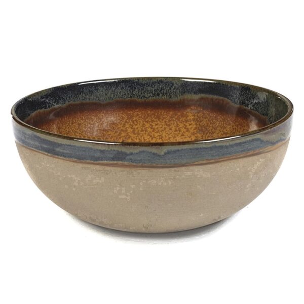 Surface Bowl Rusty Brown 23x9.5cm(h)