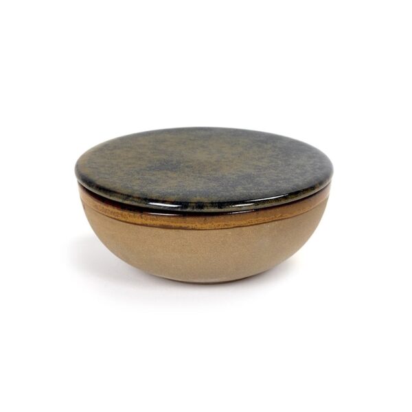 Surface Bowl w/Lid Indi Grey 13x5cm(h)