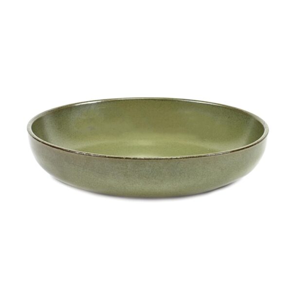 Surface Deep Plate Camo Green 19x4cm(h)