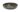 surface deep plate indi grey 23x4cm h p12217 8969 image - G&G Goodfellows