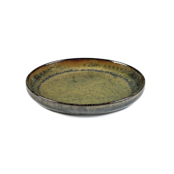 Surface Olive Plate Indi Grey 16x2cm(h)