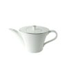 tea pot lid 710cc with platinum line p8825 6677 image - G&G Goodfellows